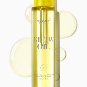 Supergoop! Glow Oil SPF 50 5.0oz - Hydrating, Shimmering Body Sunscreen Oil with Vitamin E, Broad Spectrum Protection