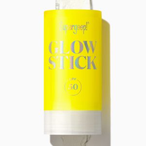 Supergoop! Glow Stick SPF 50 0.7oz - Portable Dry Oil Sunscreen Stick, Glow-Boosting for Face & Body, Mess-Free